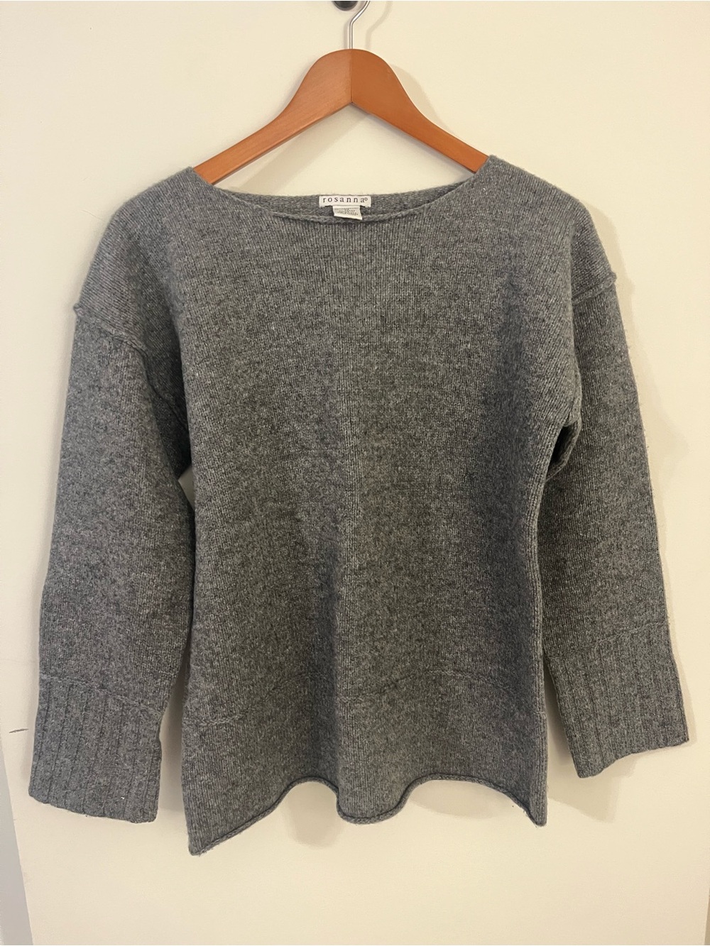 Rosanna Gray Lambswool Pullover Sweater